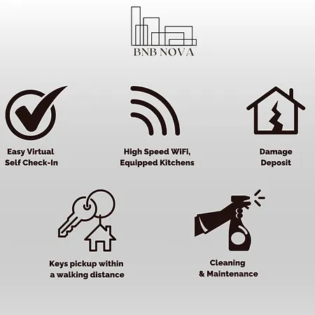 Апартаменты Bnbnova - 1br - Quartier Montorgueil & Pompidou *